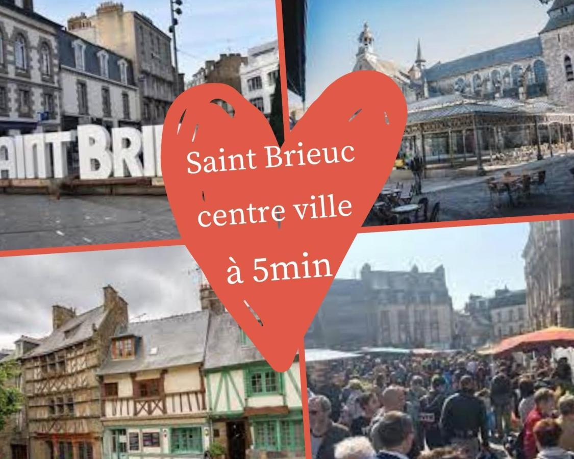 Bel Idealement Place Saint-brieuc, Wifi, Parking Gratuit